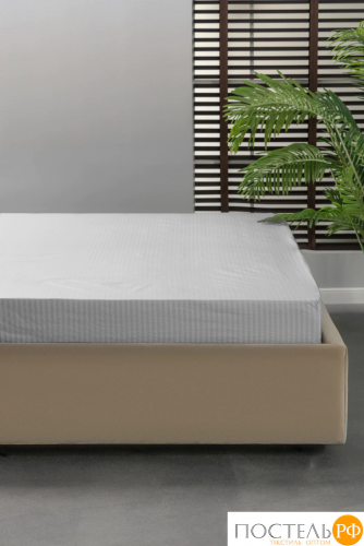 MEDSLEEP ЛИНДАУ св сер Простыня 180х220, 1 пр., хл.
