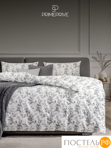 PRIME PRIVE МАРНА КПБ 175х205-1/230х250-1/50х70-2, 4 пр., хл.