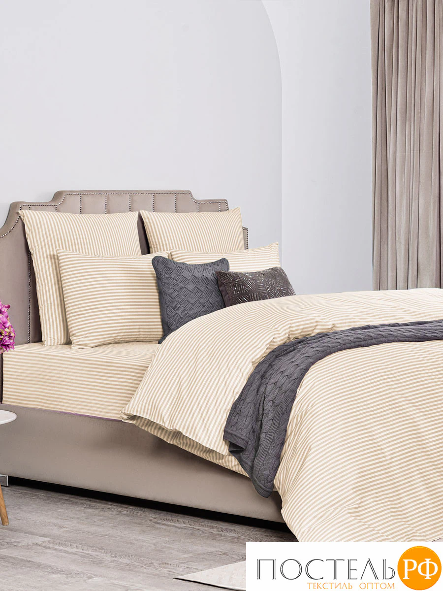 MEDSLEEP ЛИНДАУ св беж Простыня 180х220, 1 пр., хл.