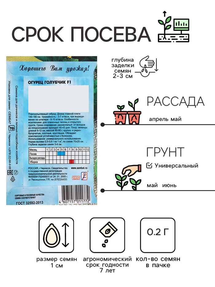 Семена Огурец