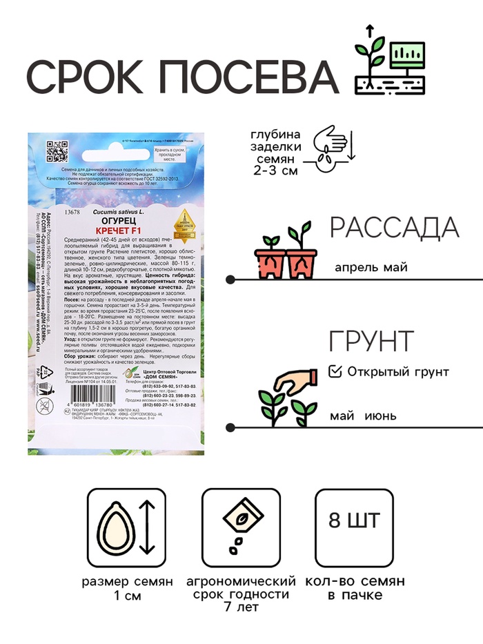 Семена Огурец