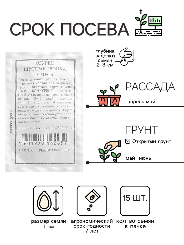 Семена Огурец