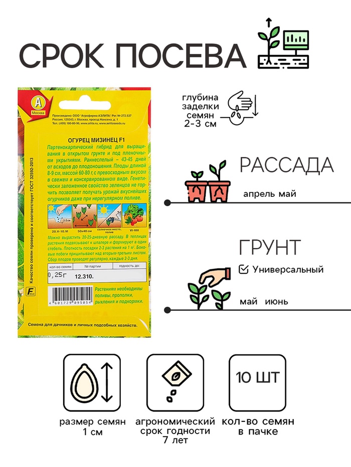 Семена Огурец