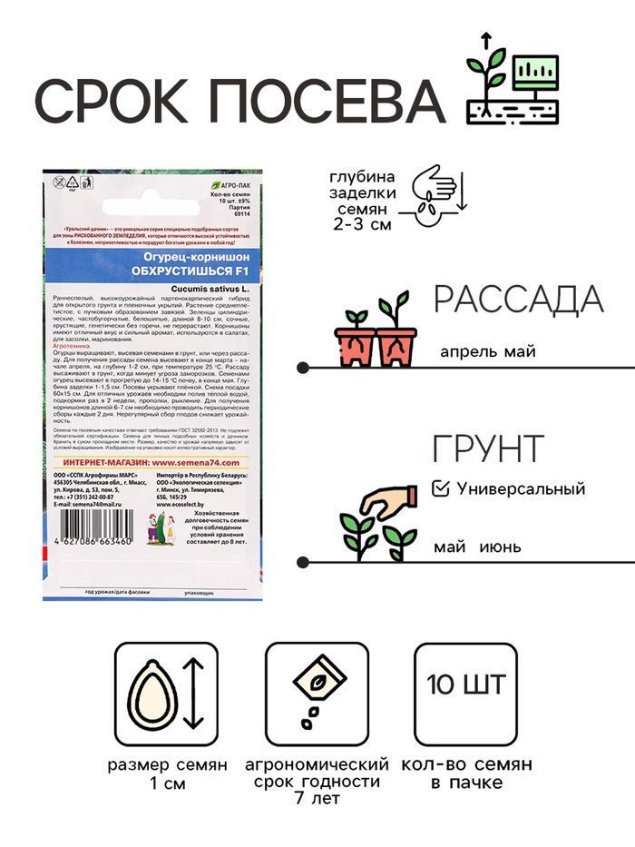Семена Огурец