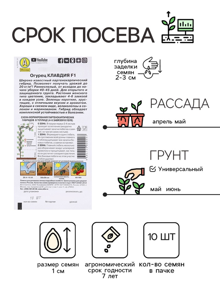 Семена Огурец