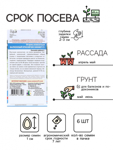 Семена Огурец 