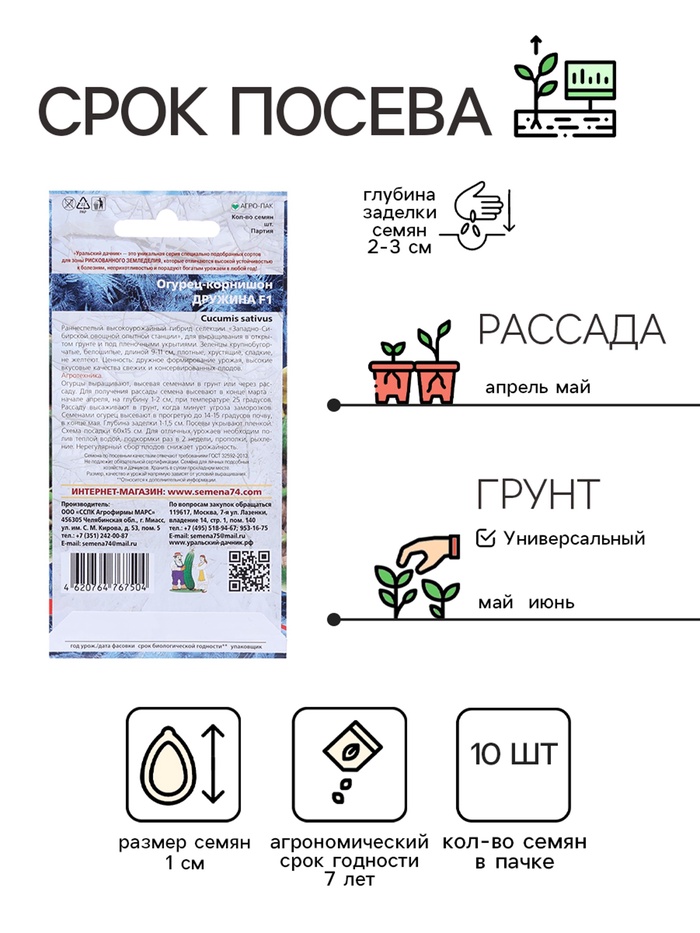 Семена Огурец