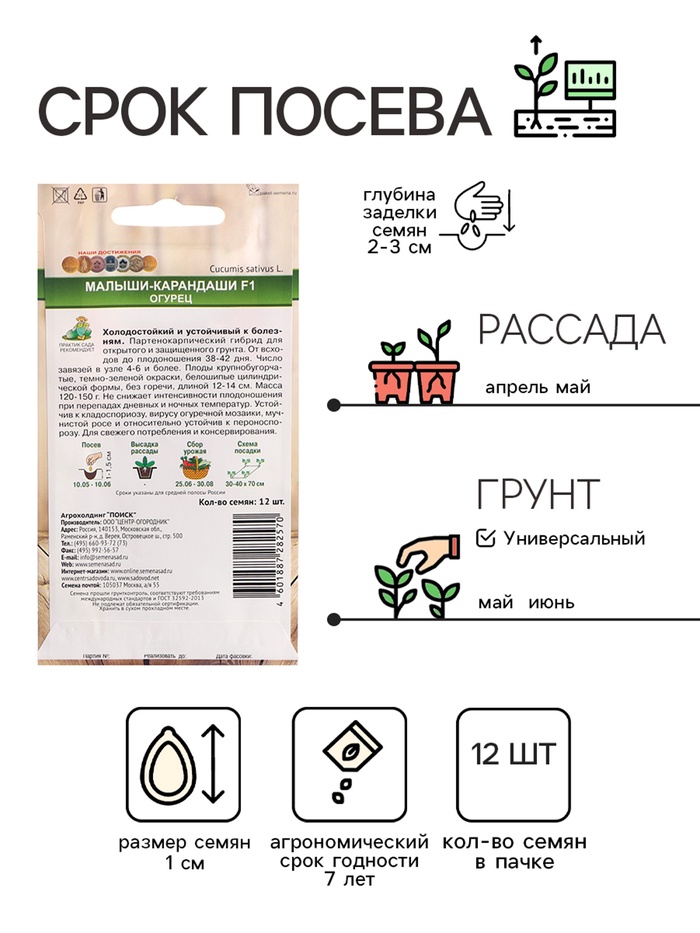 Семена Огурец