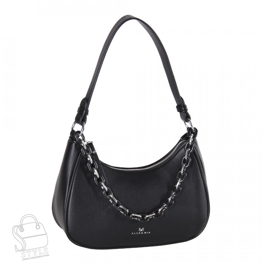 Сумка женская 8396CD black Alex&Mia в Новосибирске