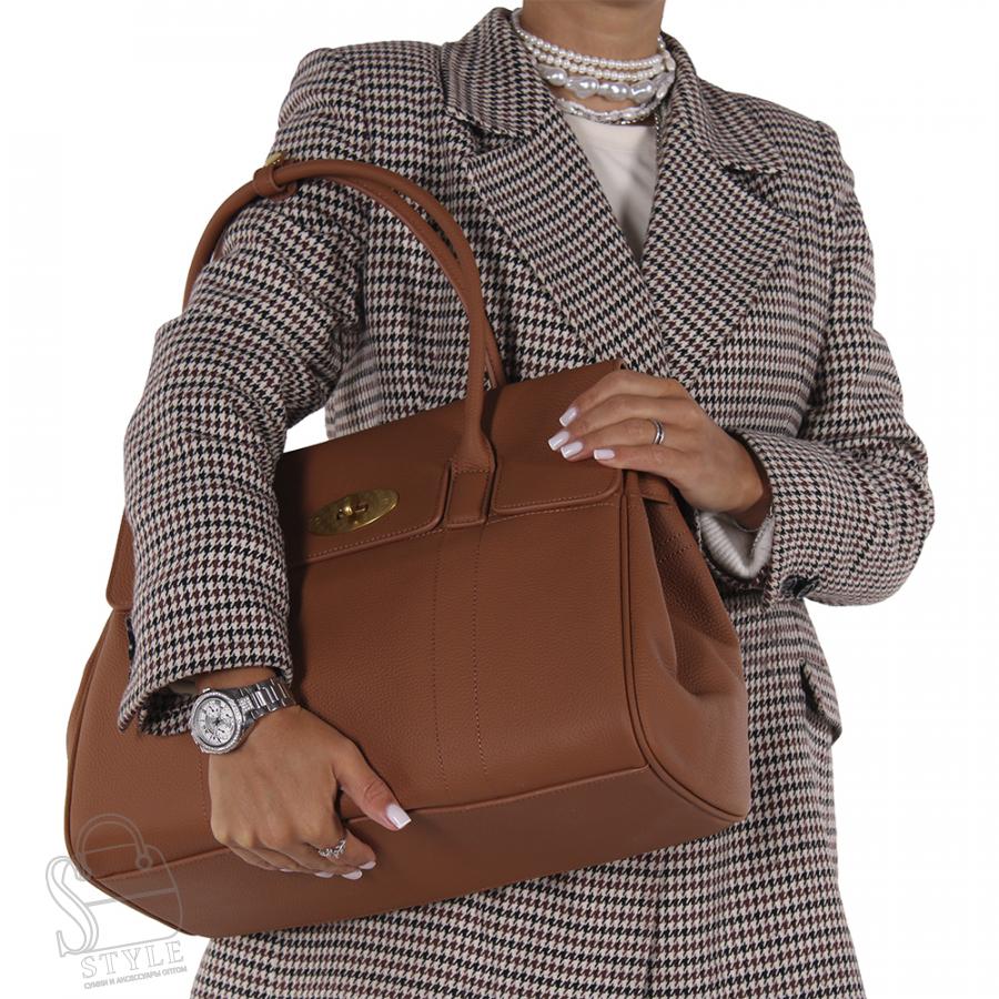 Сумка женская кожаная 2826NN brown Natalle Navetta