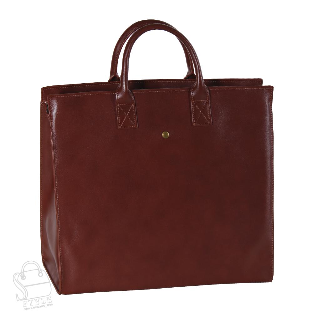Сумка женская кожаная 5001NN brown Natale Navetta