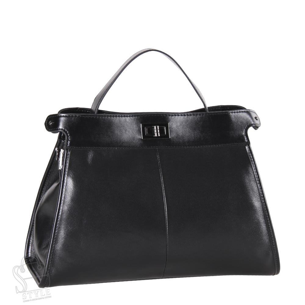 Сумка женская кожаная 9903NN black Natale Navetta