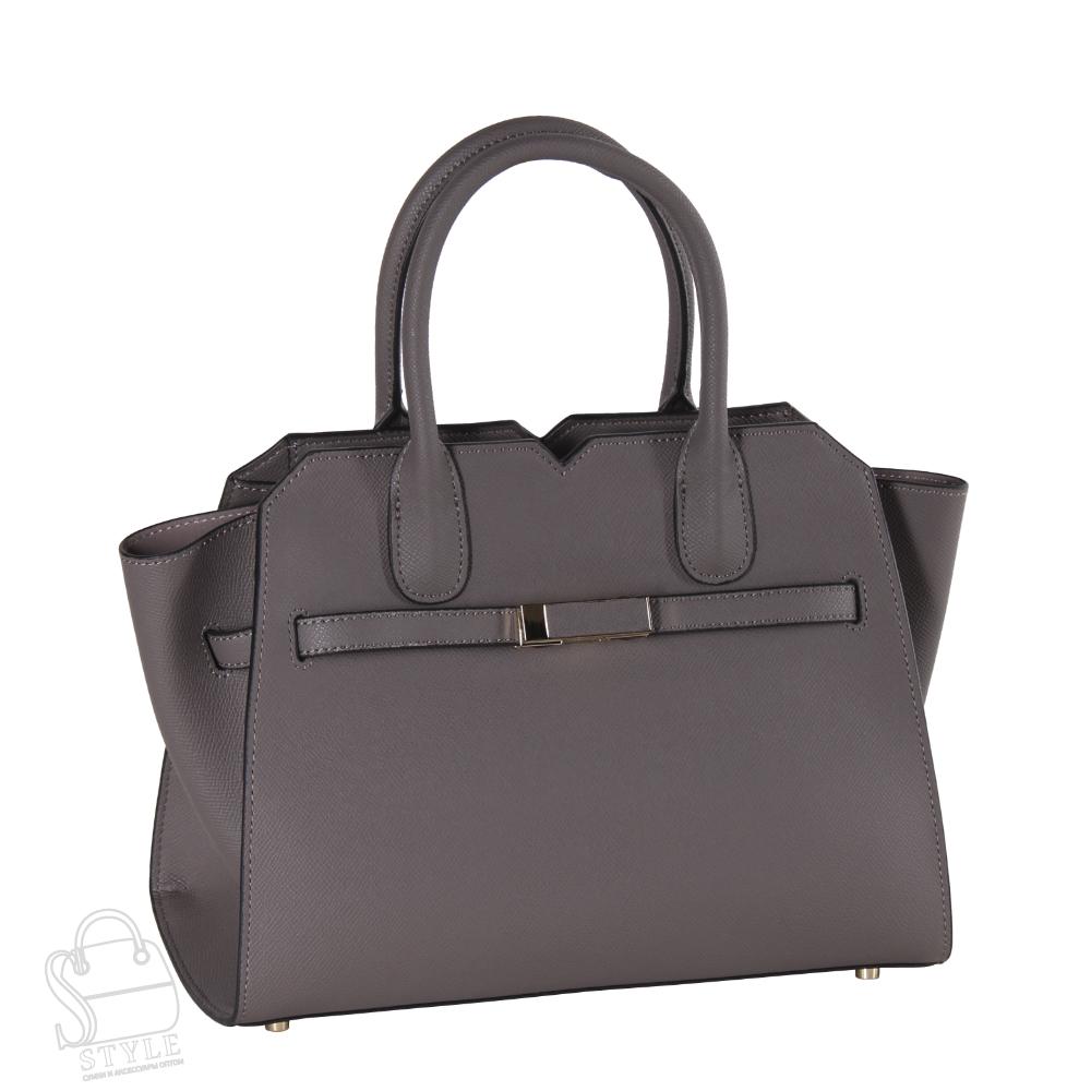Сумка женская кожаная 3216NN gray Natale Navetta