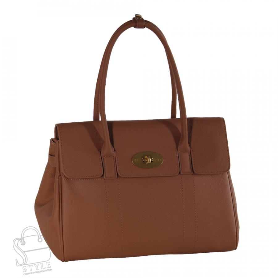 Сумка женская кожаная 2826NN brown Natalle Navetta