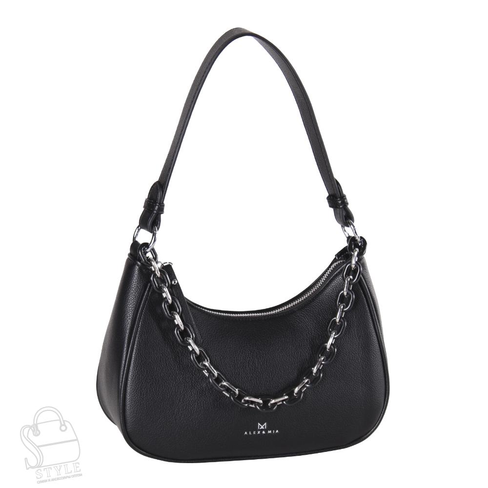 Сумка женская 8396CD black Alex&Mia в Новосибирске