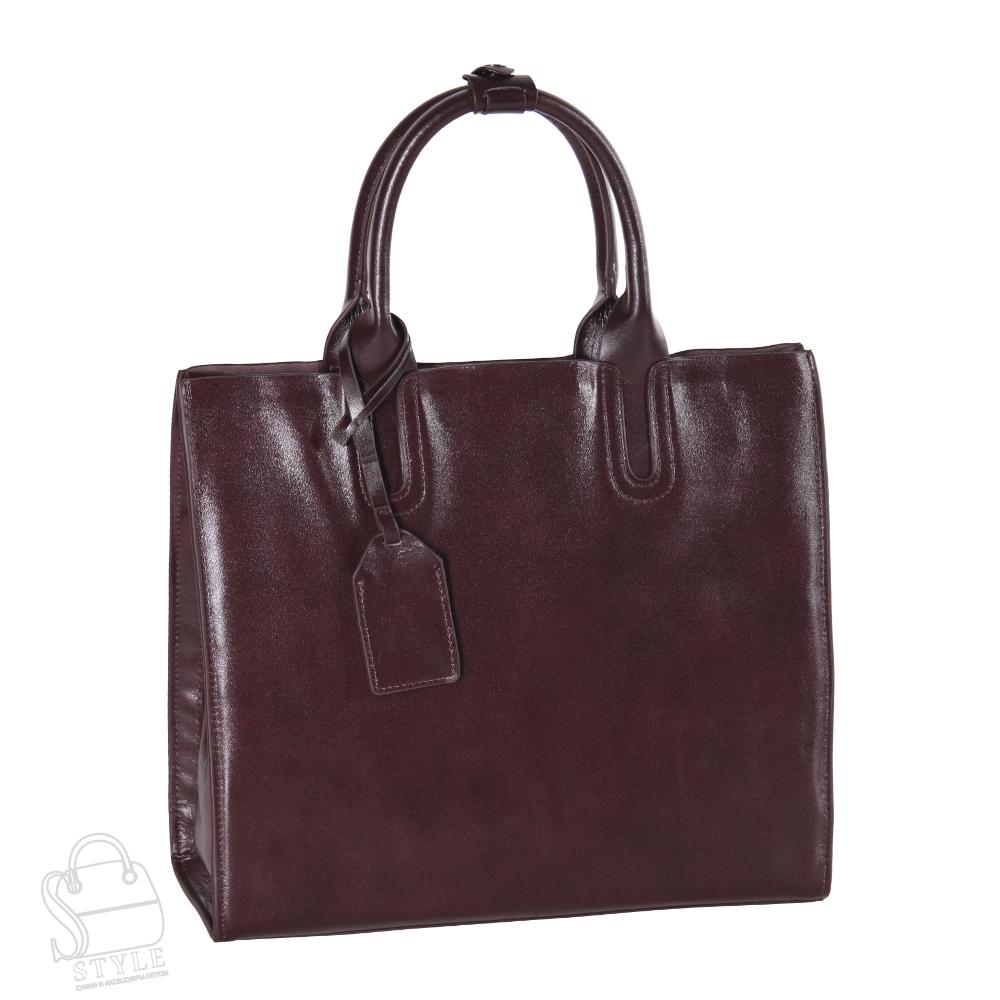 Сумка женская кожаная 6609NN wine red Natale Navetta