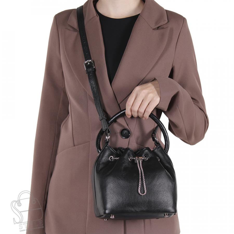 Сумка женская кожаная 3596VG black Vitelli Grassi в Новосибирске