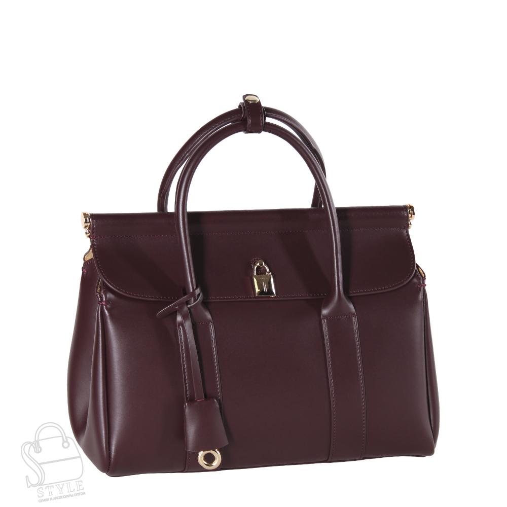Сумка женская кожаная 3615NN wine red Natale Navetta