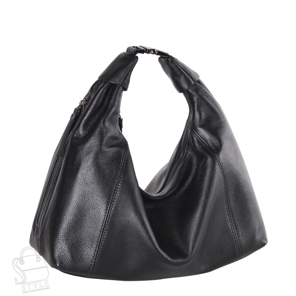 Сумка женская кожаная 3568VG black Vitelli Grassi
