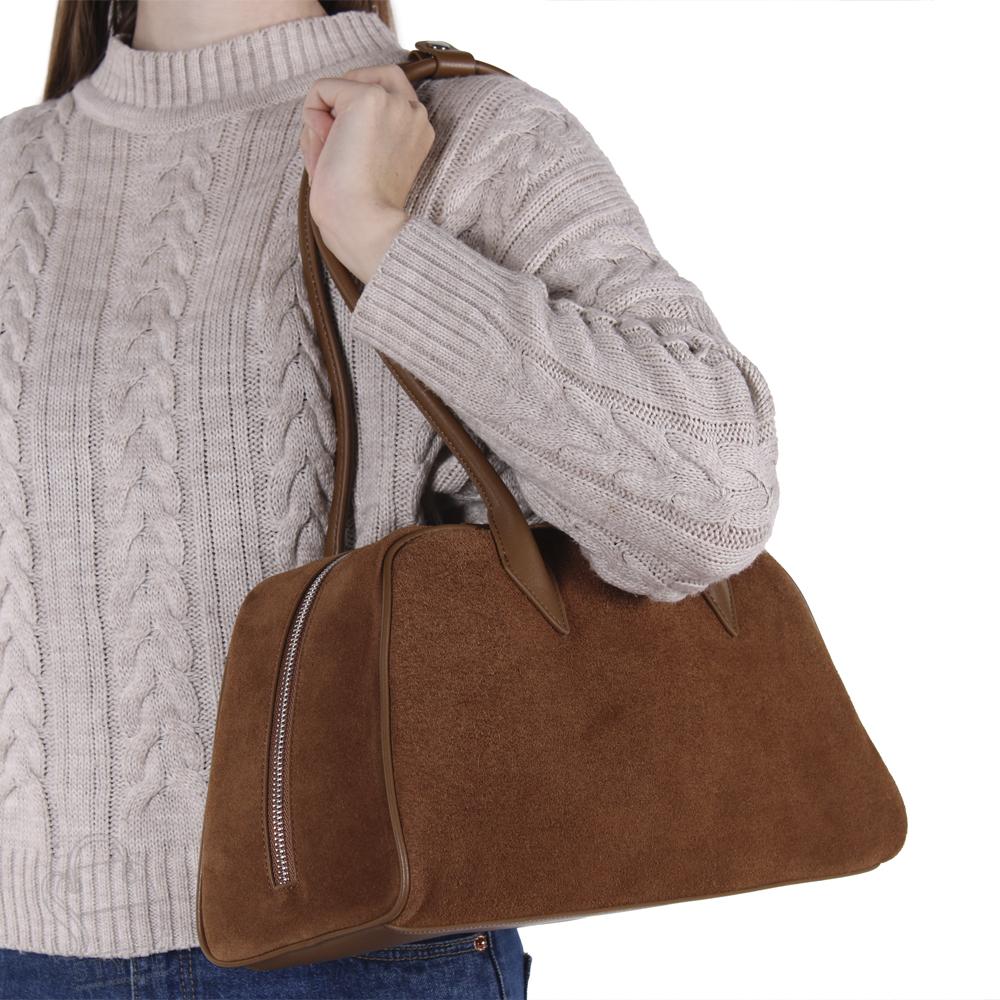 Сумка женская кожаная 990180NNAA brown Natale Navetta