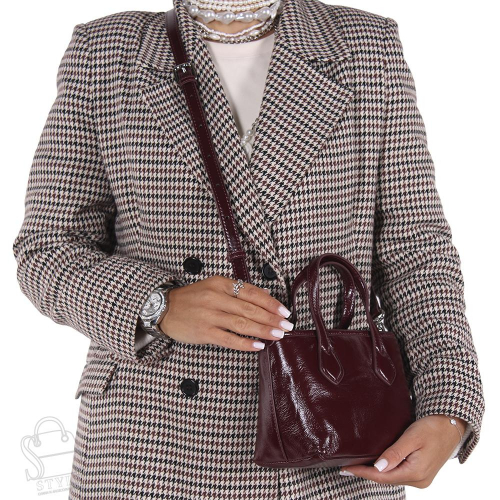 Сумка женская кожаная 3315NN d.red Natale Navetta