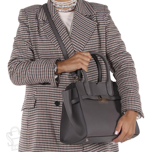 Сумка женская кожаная 3216NN gray Natale Navetta