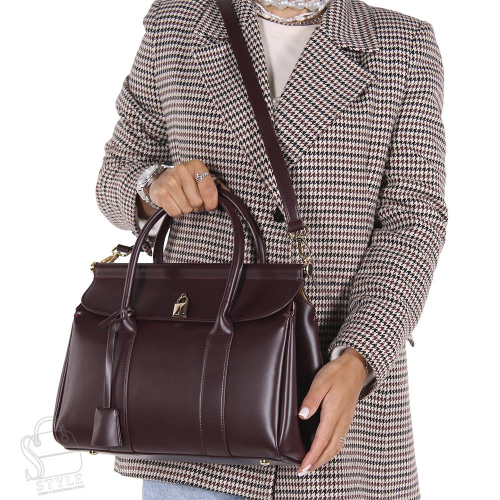 Сумка женская кожаная 3615NN wine red Natale Navetta