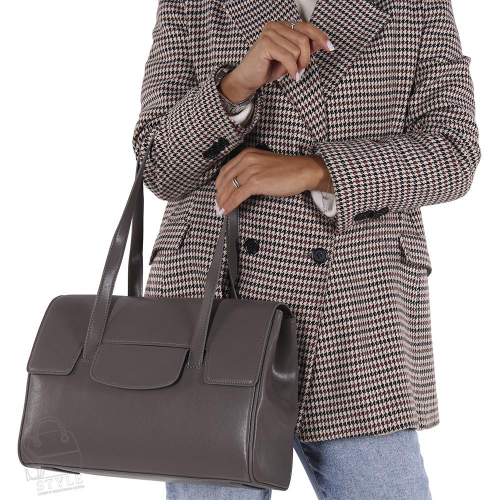 Сумка женская кожаная 3215NN gray Natalle Navetta