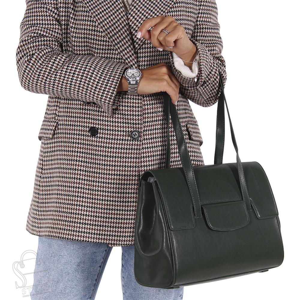 Сумка женская кожаная 3215NN green Natalle Navetta