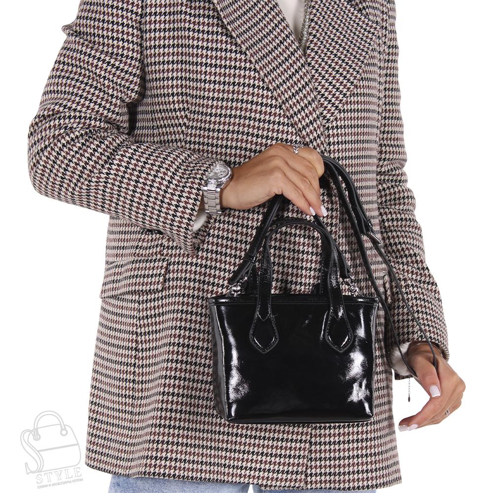 Сумка женская кожаная 3315NN black Natale Navetta