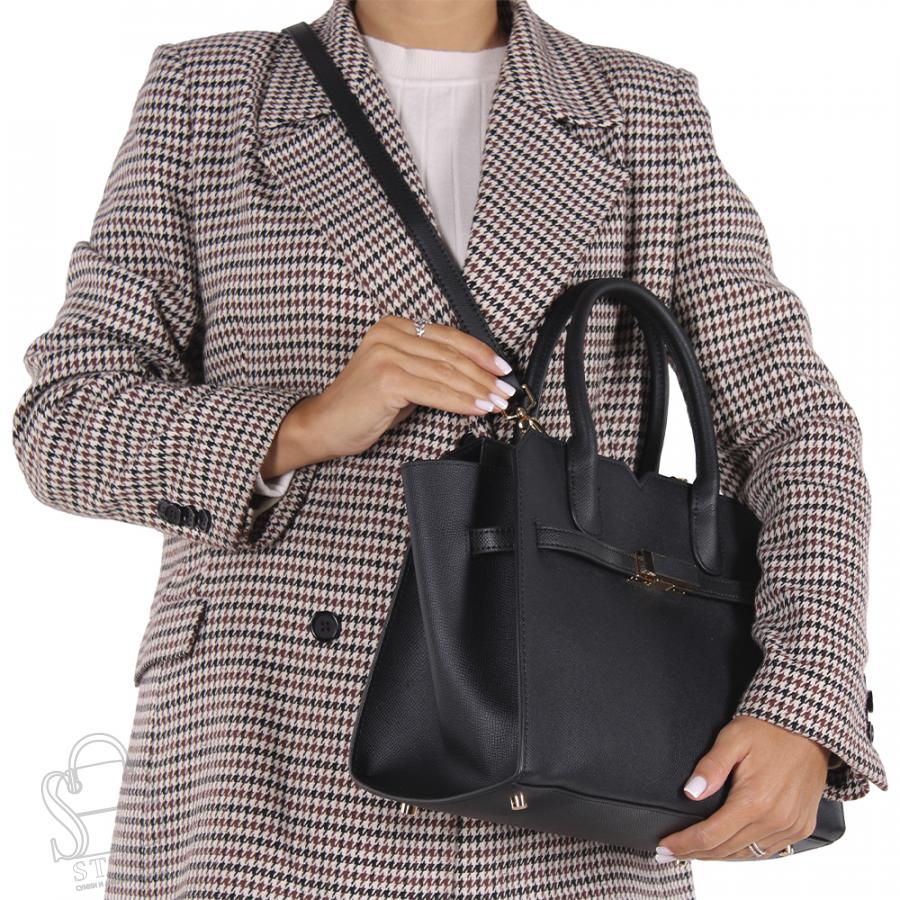 Сумка женская кожаная 3216NN black Natale Navetta