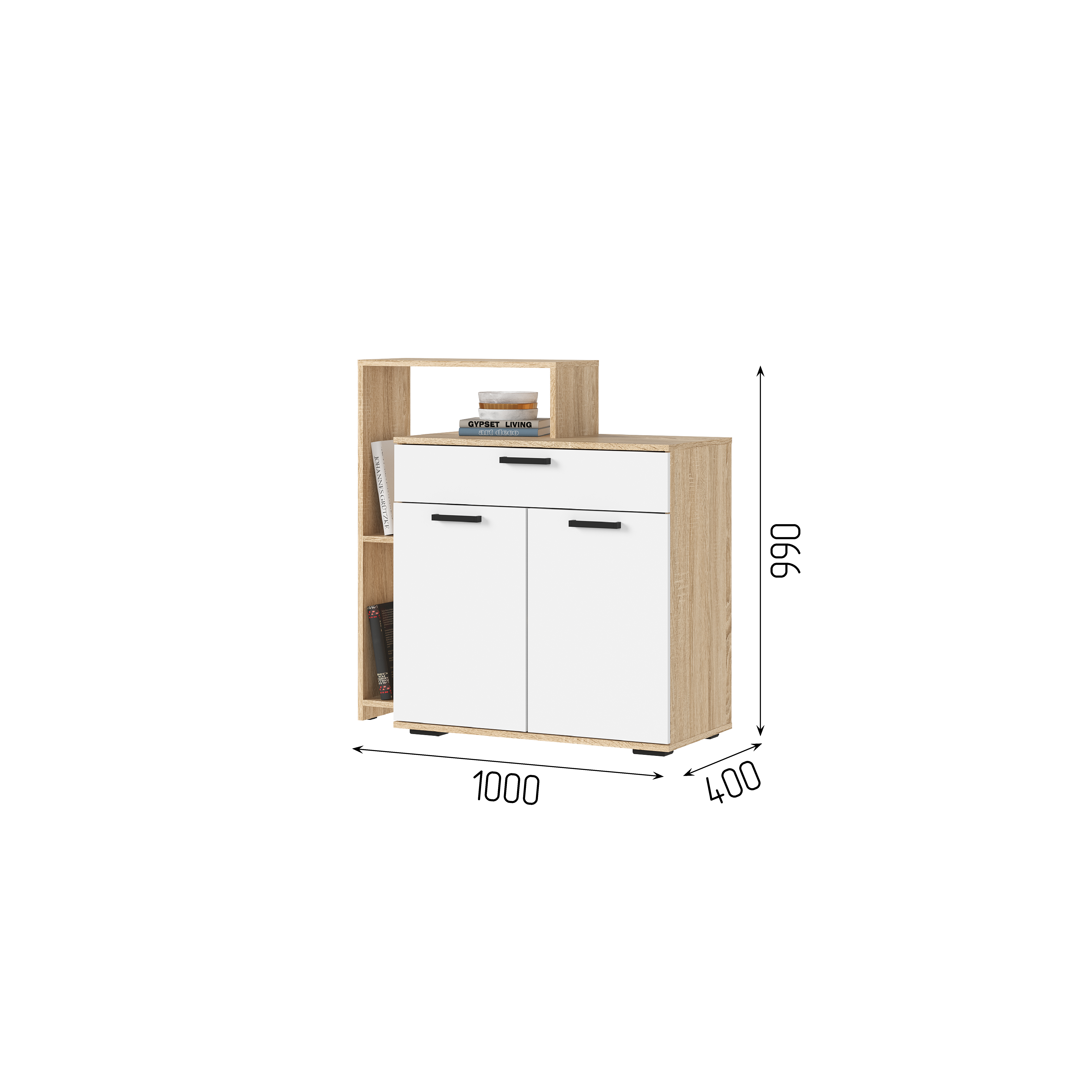 САНСА КМ-01 Комод 1000 (1000х990х400)