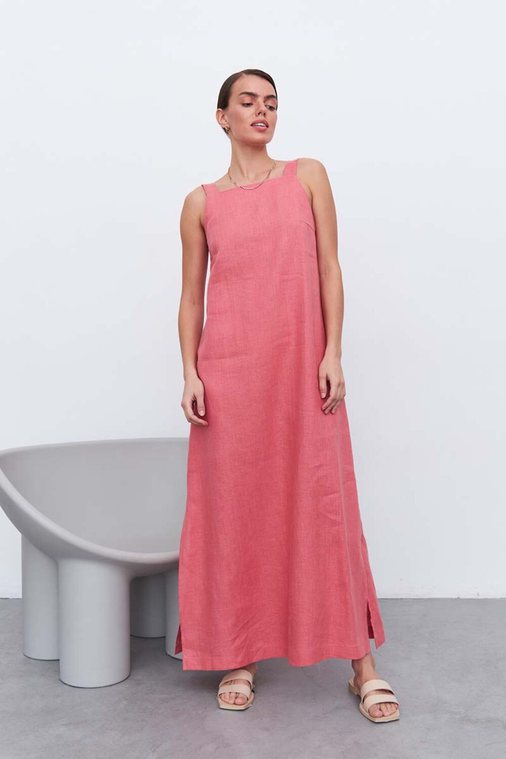 Ст.цена 5480р. 240961 RISE Сарафан D010_1_ROSE Коралловый