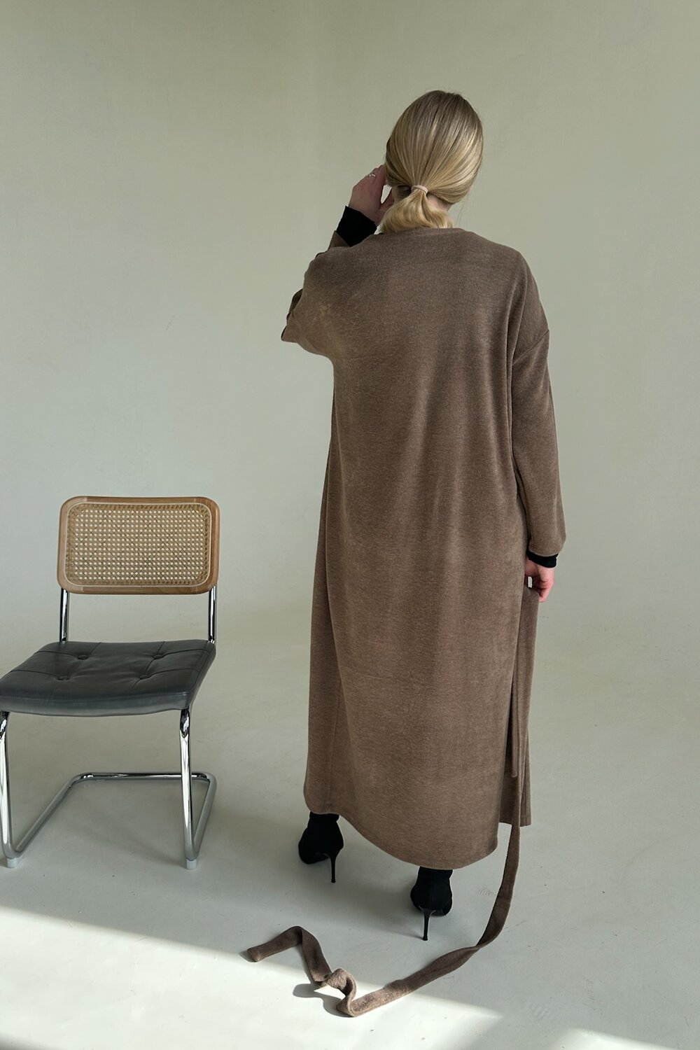 516219 RISE Кардиган WOOL044/04 Коричневый