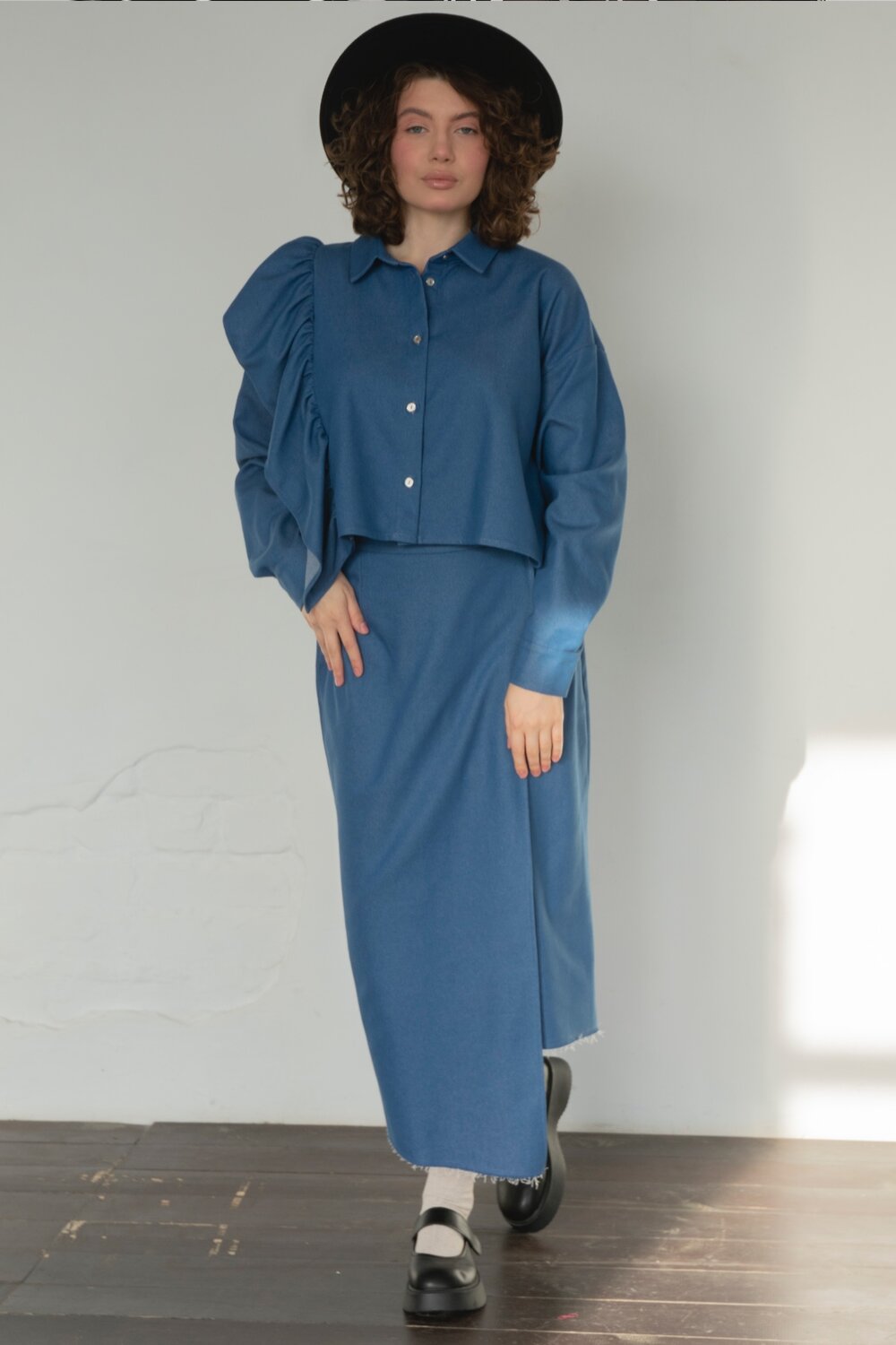 Ст.цена 2640р. 325267 RISE Юбка DENIM037/01 Голубой