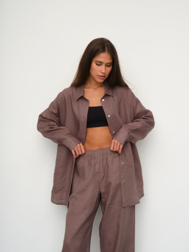 Ст.цена 6085р. 302576 RISE Рубашка S022_Mars Brown Кофе