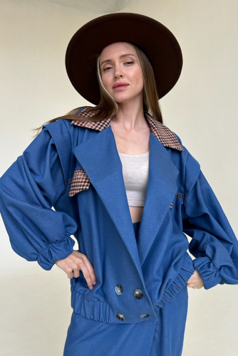 Ст.цена 4280р. 472262 RISE Жакет DENIM075/01 Синий