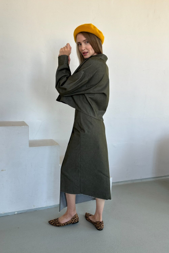 Ст.цена 3270р. 458665 RISE Рубашка DENIM018/05 Хаки