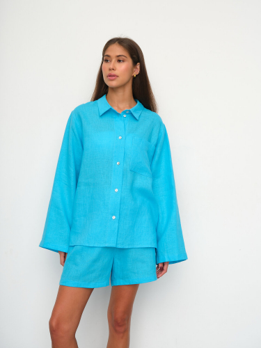 Ст.цена 5715р. 306764 RISE Рубашка S021_Cerulean Blue Голубой