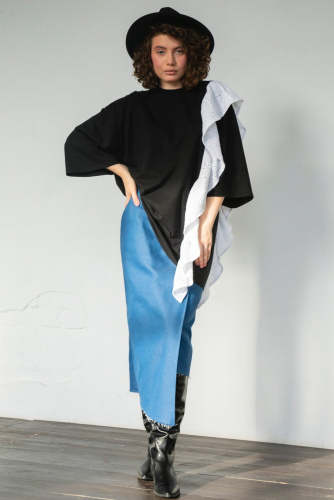 516210 RISE Юбка DENIM037/03 Синий