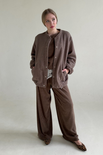 516206 RISE Брюки WOOL042/04 Коричневый