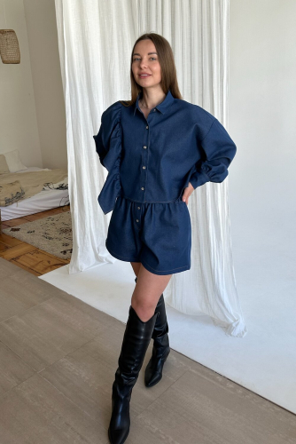 Ст.цена 4655р. 424754 RISE Костюм DENIM064/01 Синий