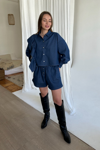 Ст.цена 4655р. 424754 RISE Костюм DENIM064/01 Синий