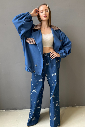 Ст.цена 4280р. 472262 RISE Жакет DENIM075/01 Синий