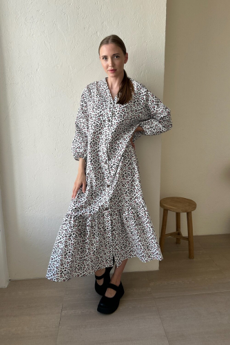 442718 RISE Платье VINTAGE071/02 Белый, розовый