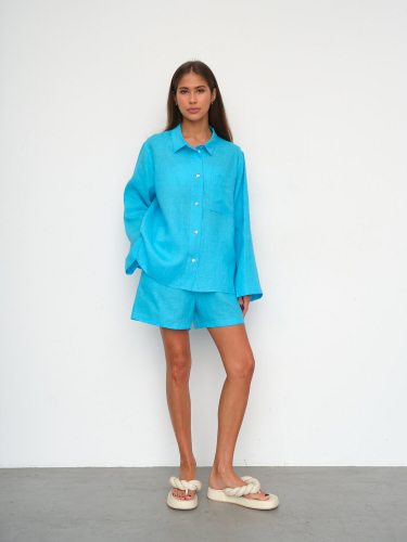Ст.цена 5715р. 306764 RISE Рубашка S021_Cerulean Blue Голубой