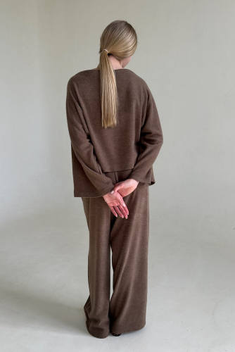 516206 RISE Брюки WOOL042/04 Коричневый