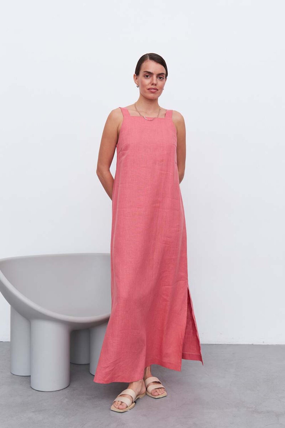 Ст.цена 5480р. 240961 RISE Сарафан D010_1_ROSE Коралловый