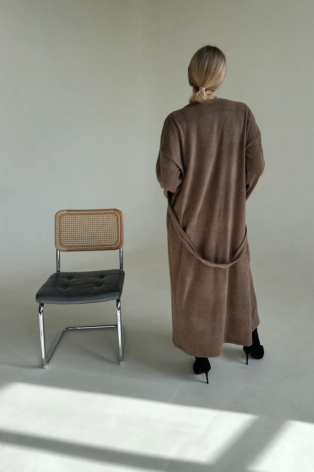 516219 RISE Кардиган WOOL044/04 Коричневый