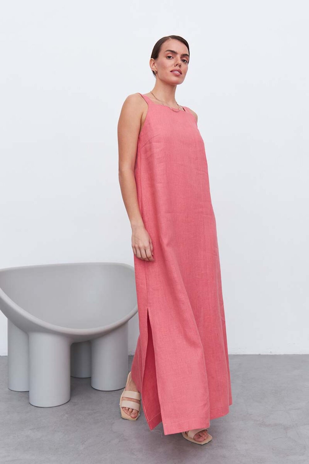 Ст.цена 5480р. 240961 RISE Сарафан D010_1_ROSE Коралловый